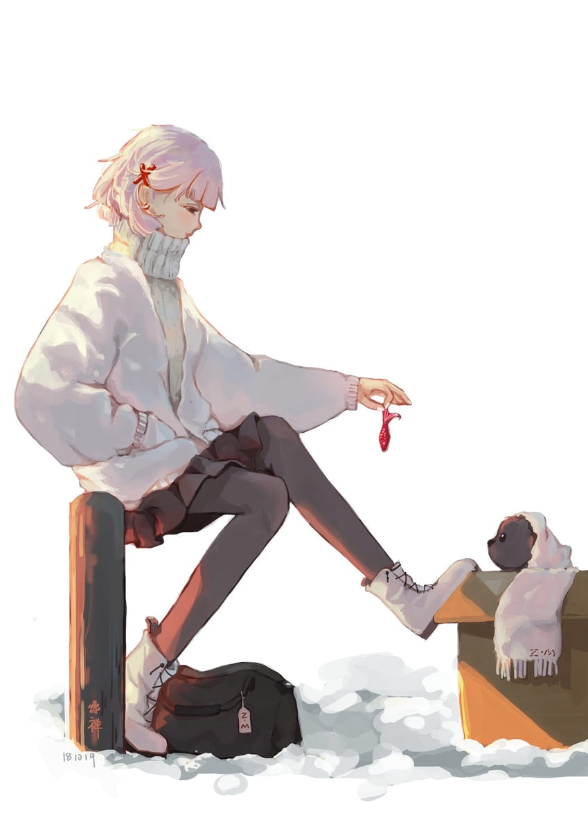 寒冷 也是很重要的调味料 冬季手机壁纸推荐(1)