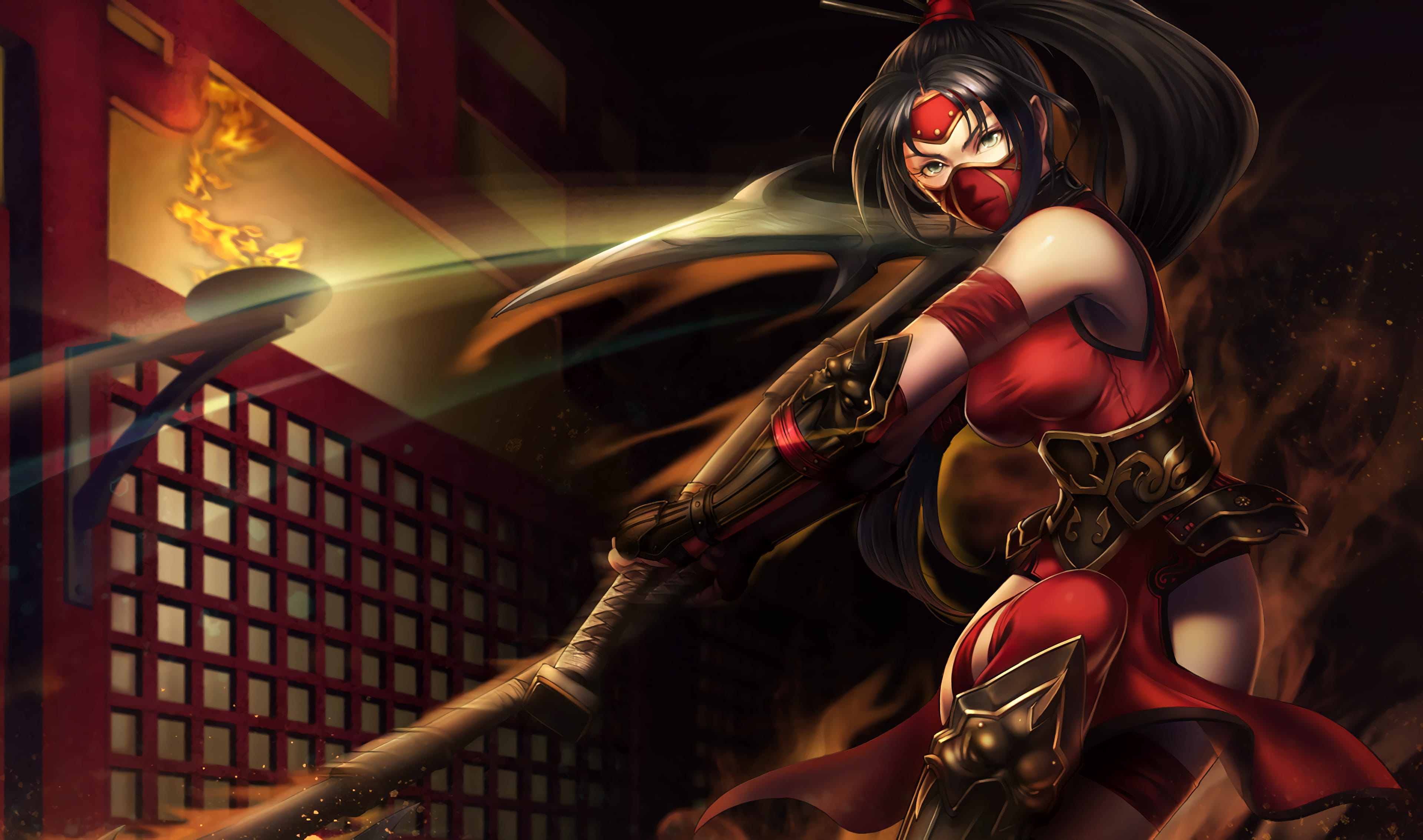 英雄联盟LOL离群之刺/暗影之拳阿卡丽全皮肤高清无水印原画下载(1)