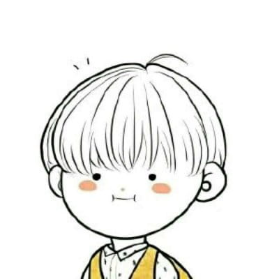 卡通情头 一人一半