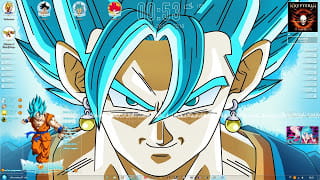 windows7电脑萌化主题 七龙珠 孙悟空