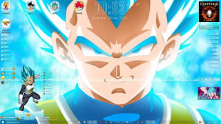 windows7电脑萌化主题 七龙珠 孙悟空