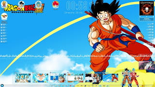 windows7电脑萌化主题 七龙珠 孙悟空