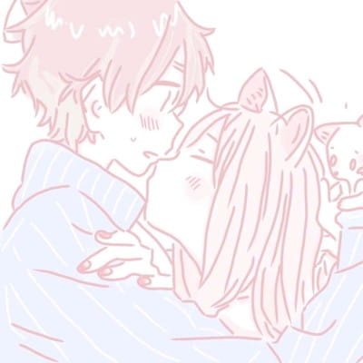 好像在你身边 二次元情侣头像