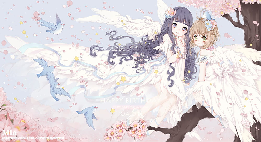 魔卡少女樱（又名百变小樱魔术卡）木之本樱 二次元萌图(1)