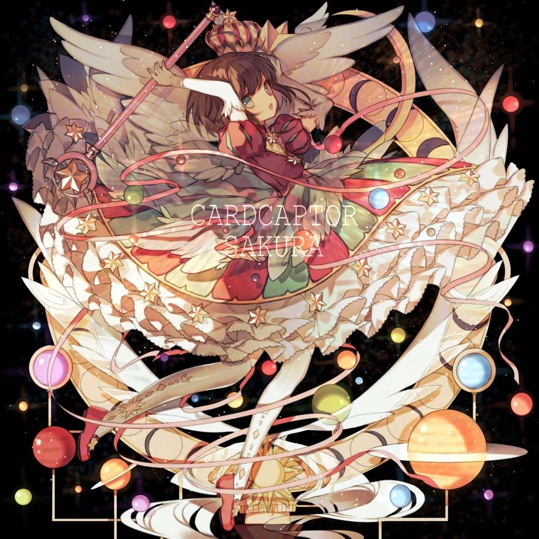 魔卡少女樱（又名百变小樱魔术卡）木之本樱 二次元萌图(1)