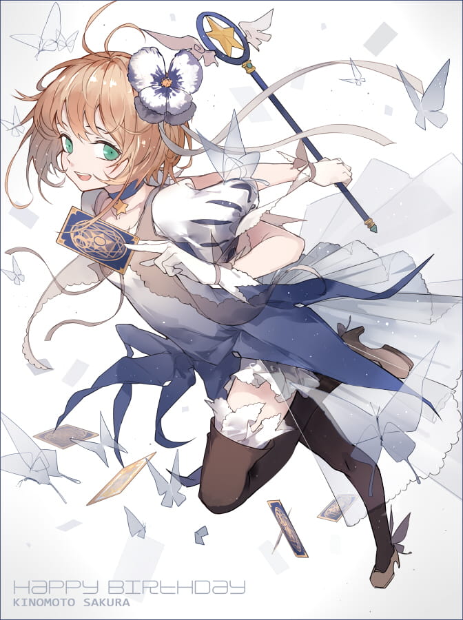 魔卡少女樱（又名百变小樱魔术卡）木之本樱 二次元萌图(1)