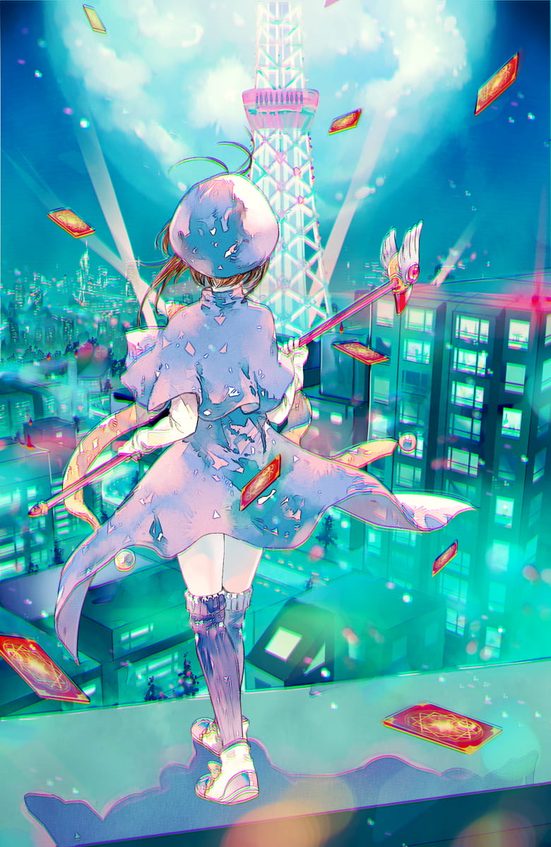 魔卡少女樱（又名百变小樱魔术卡）木之本樱 二次元萌图(1)