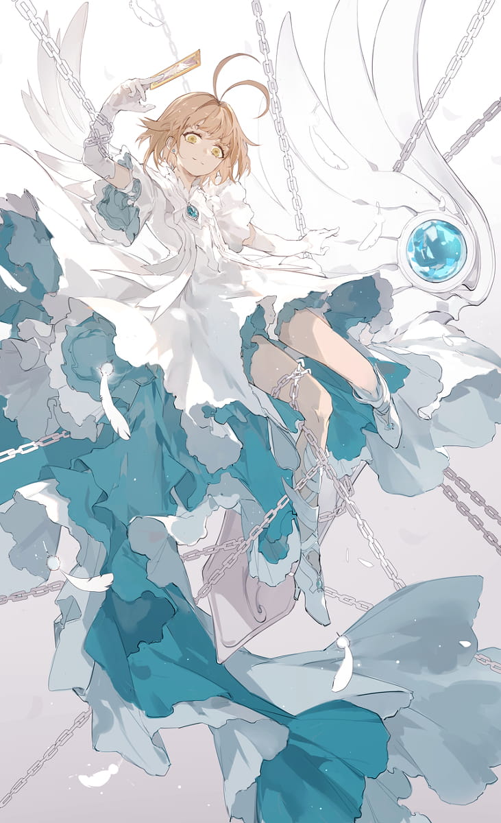 魔卡少女樱（又名百变小樱魔术卡）木之本樱 二次元萌图(1)