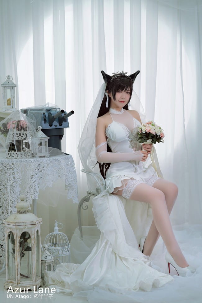 碧蓝航线 爱宕犬 婚纱