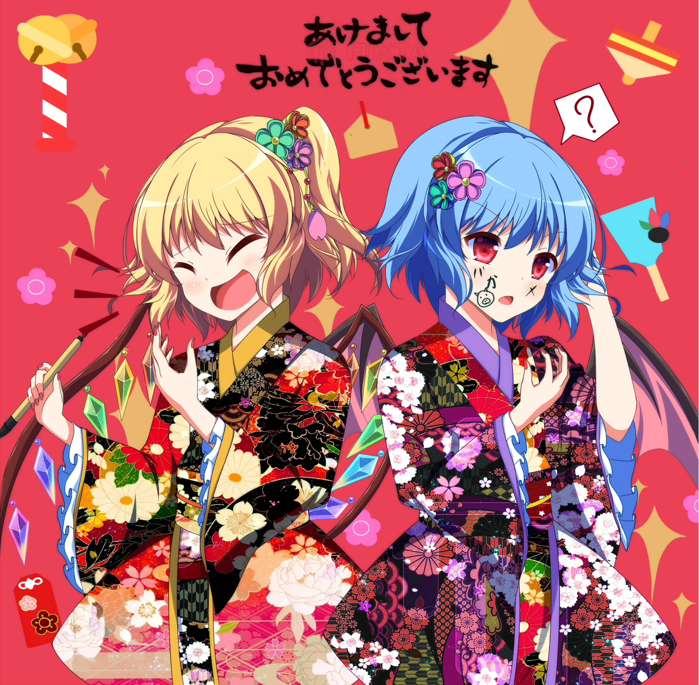 p站每日本子图推荐第20190206期新年图(1)