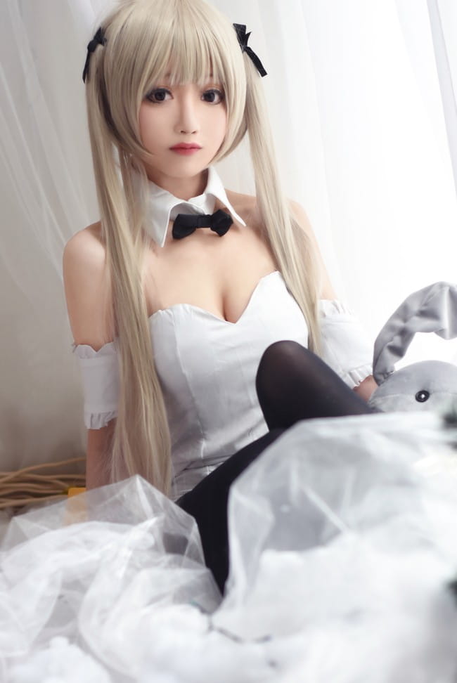 穹妹兔女郎cos CN:牛拜拜拜 缘之空春日野穹