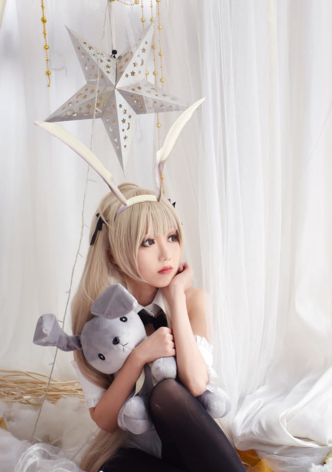 穹妹兔女郎cos CN:牛拜拜拜 缘之空春日野穹