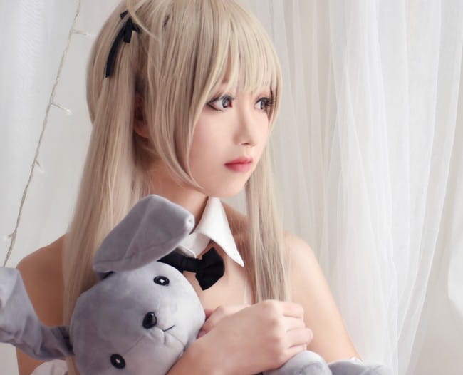 穹妹兔女郎cos CN:牛拜拜拜 缘之空春日野穹