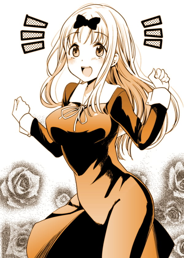 辉夜大小柤想让我告白 藤原千花书记 二次元萌图(1)