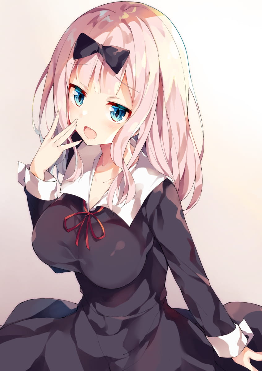 辉夜大小柤想让我告白 藤原千花书记 二次元萌图(1)