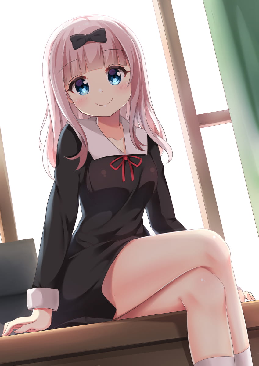 辉夜大小柤想让我告白 藤原千花书记 二次元萌图(1)