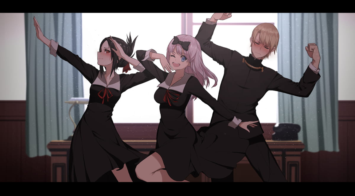 辉夜大小柤想让我告白 藤原千花书记 二次元萌图(1)