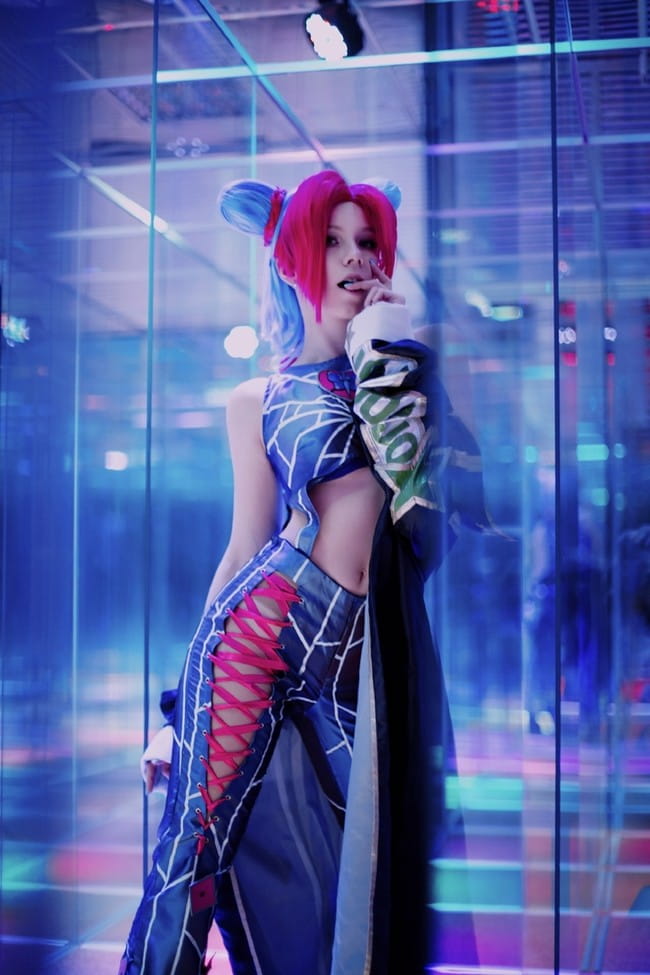jojo的奇妙冒险 空条徐伦 cosplay图片