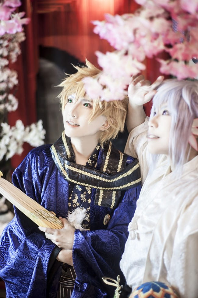 新年快乐！Fate/Grand Order 亚瑟&梅林 cosplay图片