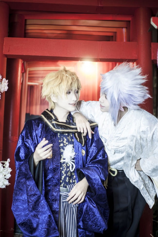 新年快乐！Fate/Grand Order 亚瑟&梅林 cosplay图片