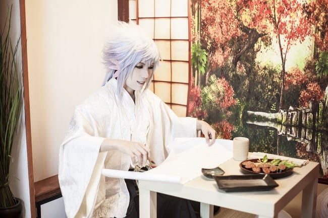 新年快乐！Fate/Grand Order 亚瑟&梅林 cosplay图片