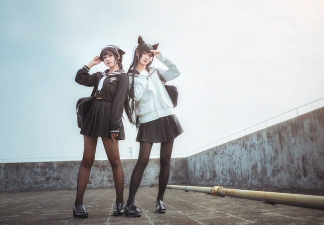 碧蓝航线「学园幻想曲」犬&獒 cosplay图片