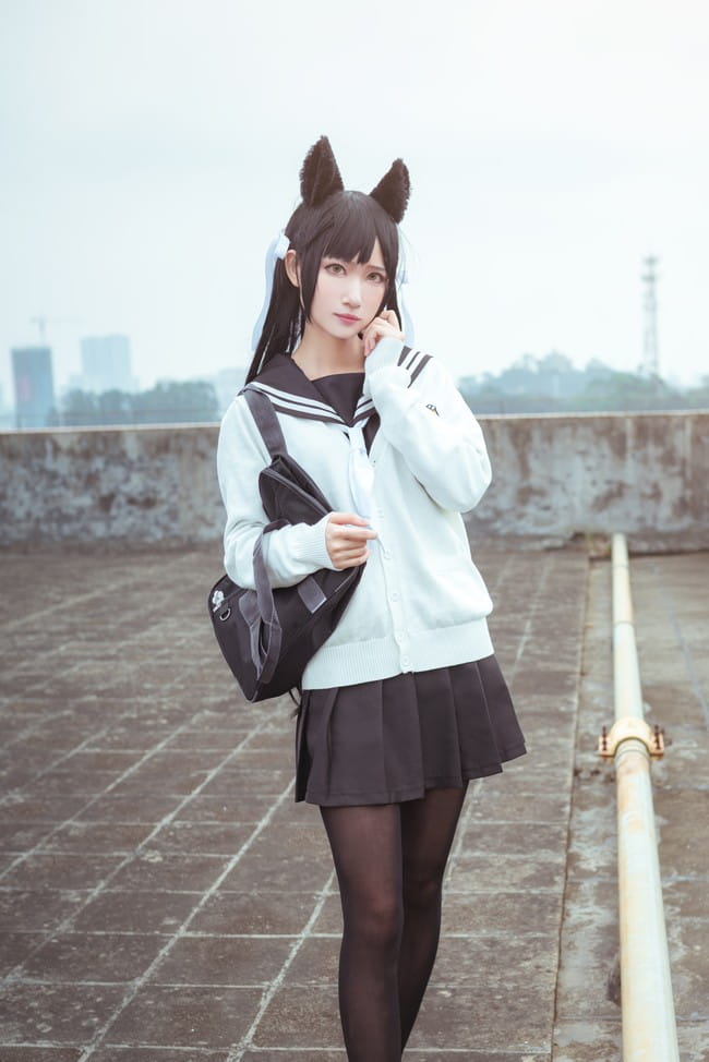 碧蓝航线「学园幻想曲」犬&獒 cosplay图片