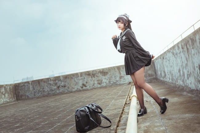 碧蓝航线「学园幻想曲」犬&獒 cosplay图片