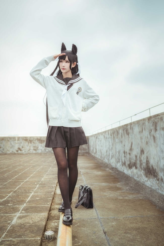 碧蓝航线「学园幻想曲」犬&獒 cosplay图片