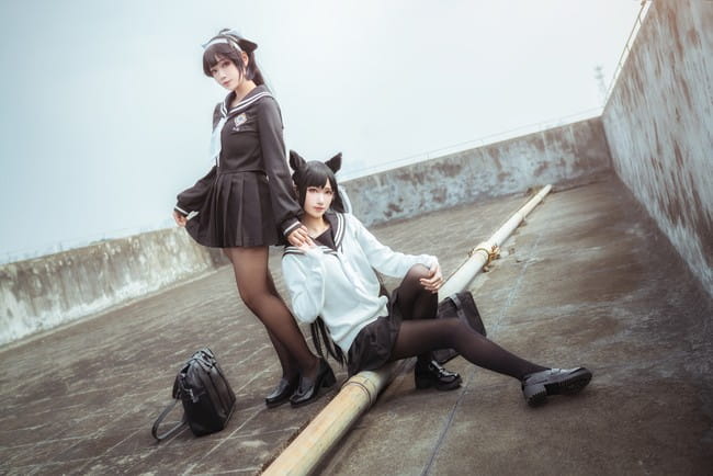 碧蓝航线「学园幻想曲」犬&獒 cosplay图片