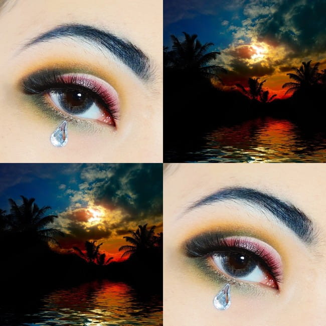 【化妆教程】CUT CREASE教程