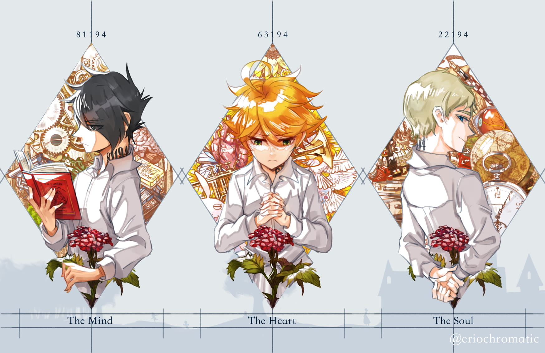 《约定的梦幻岛》漫图合集(1)