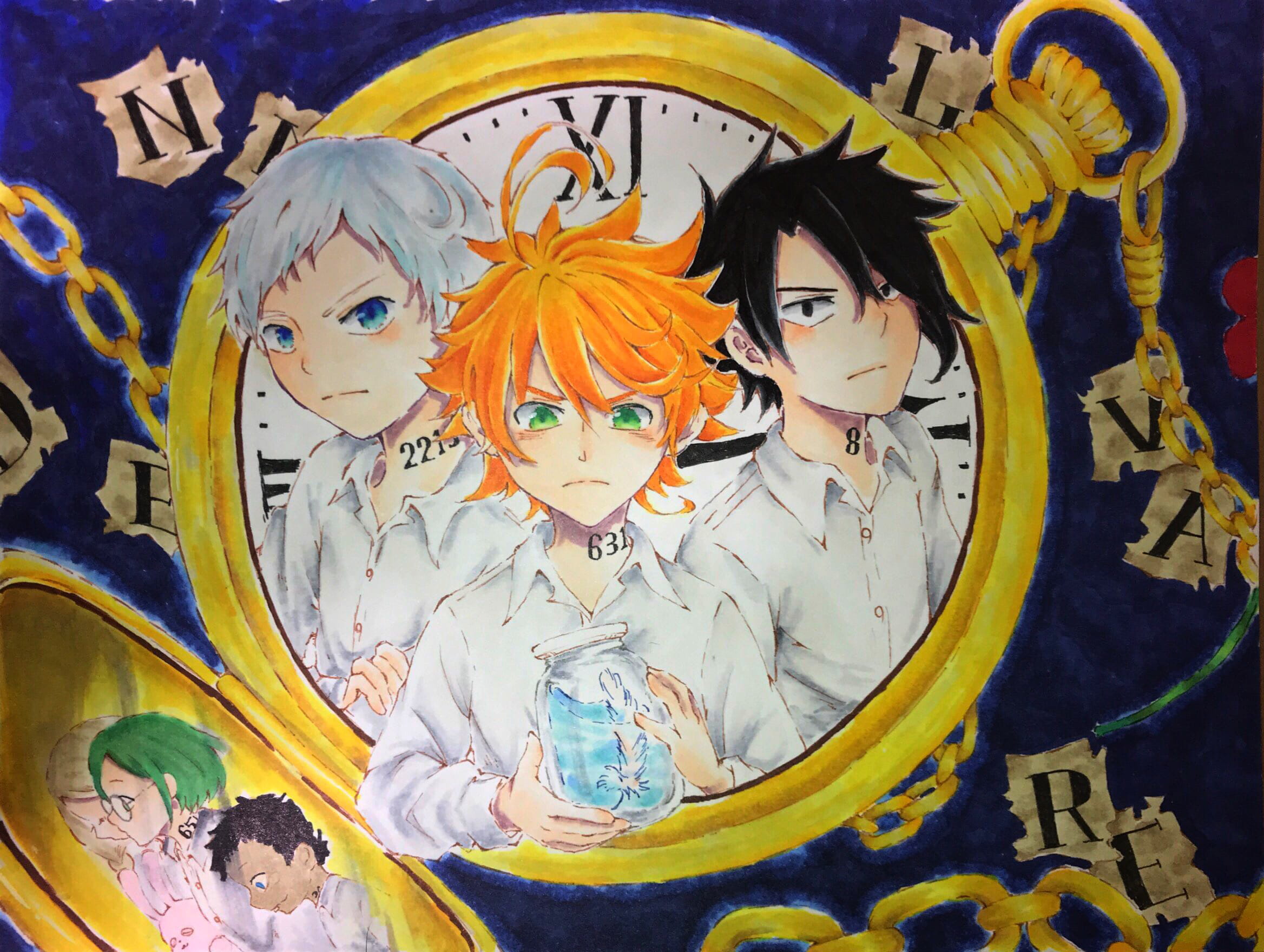 《约定的梦幻岛》漫图合集(1)