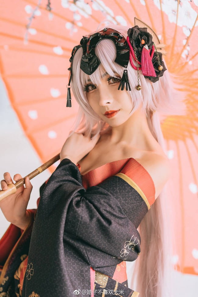 花魁黑贞 cosplay 场照