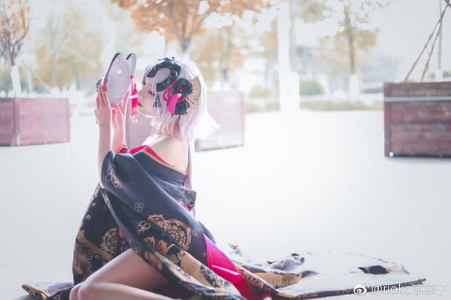 花魁黑贞 cosplay 场照