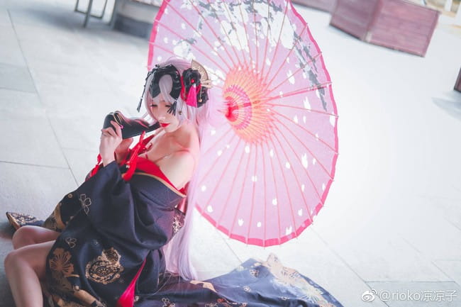 花魁黑贞 cosplay 场照