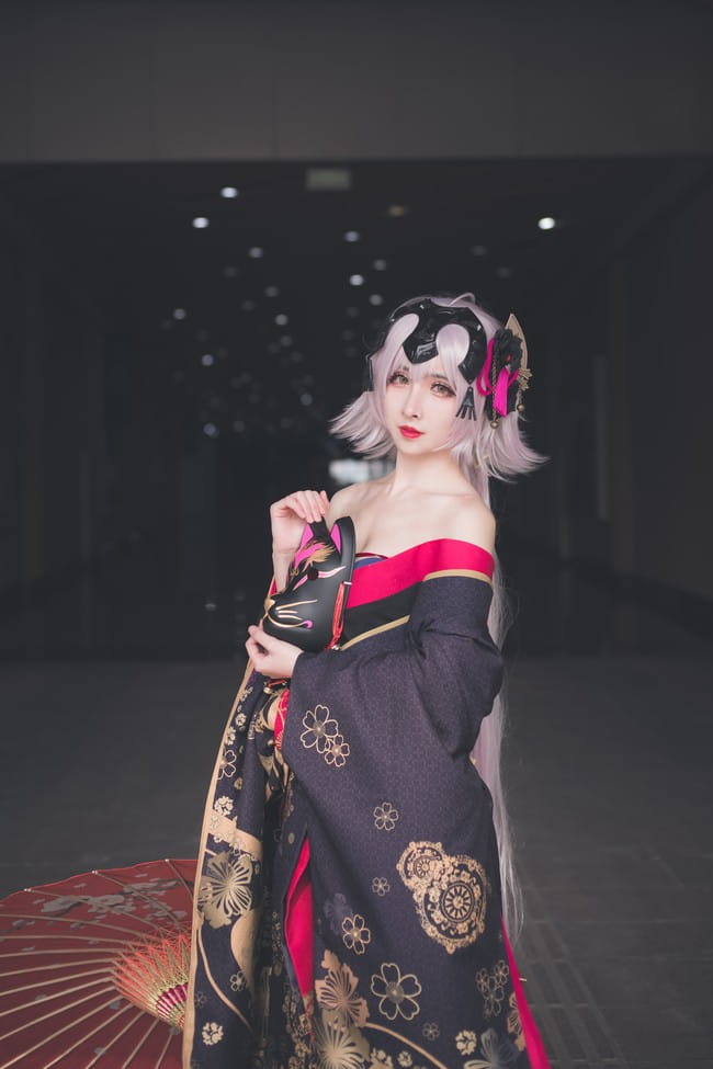 花魁黑贞 cosplay 场照