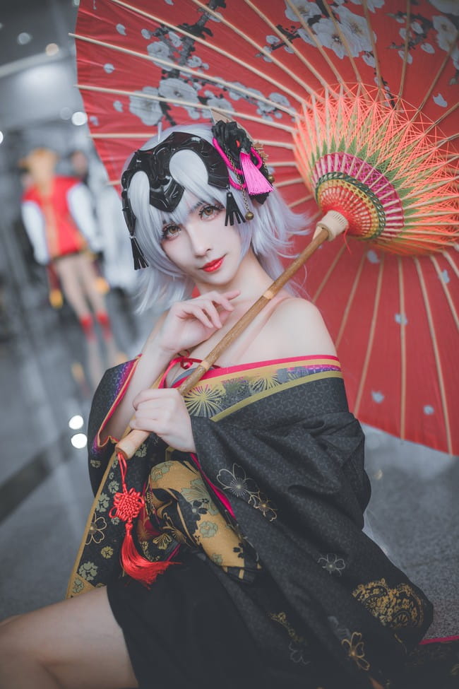 花魁黑贞 cosplay 场照