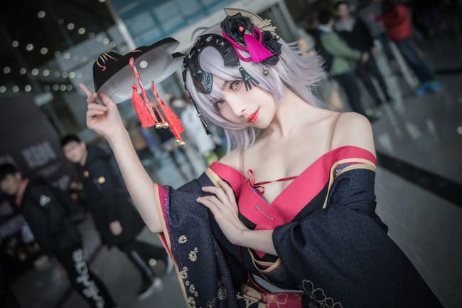 花魁黑贞 cosplay 场照