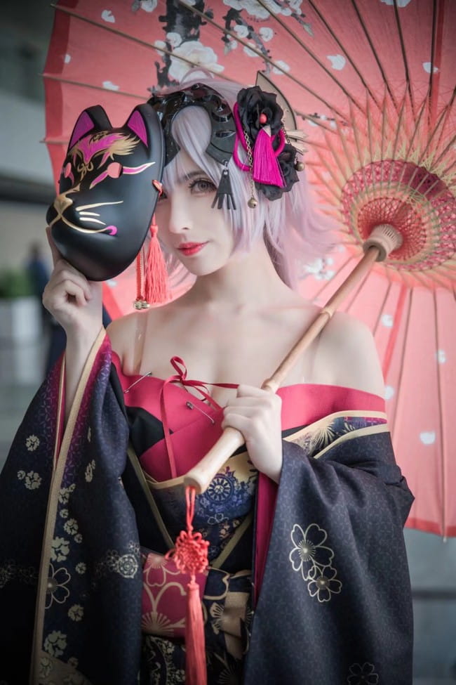 花魁黑贞 cosplay 场照
