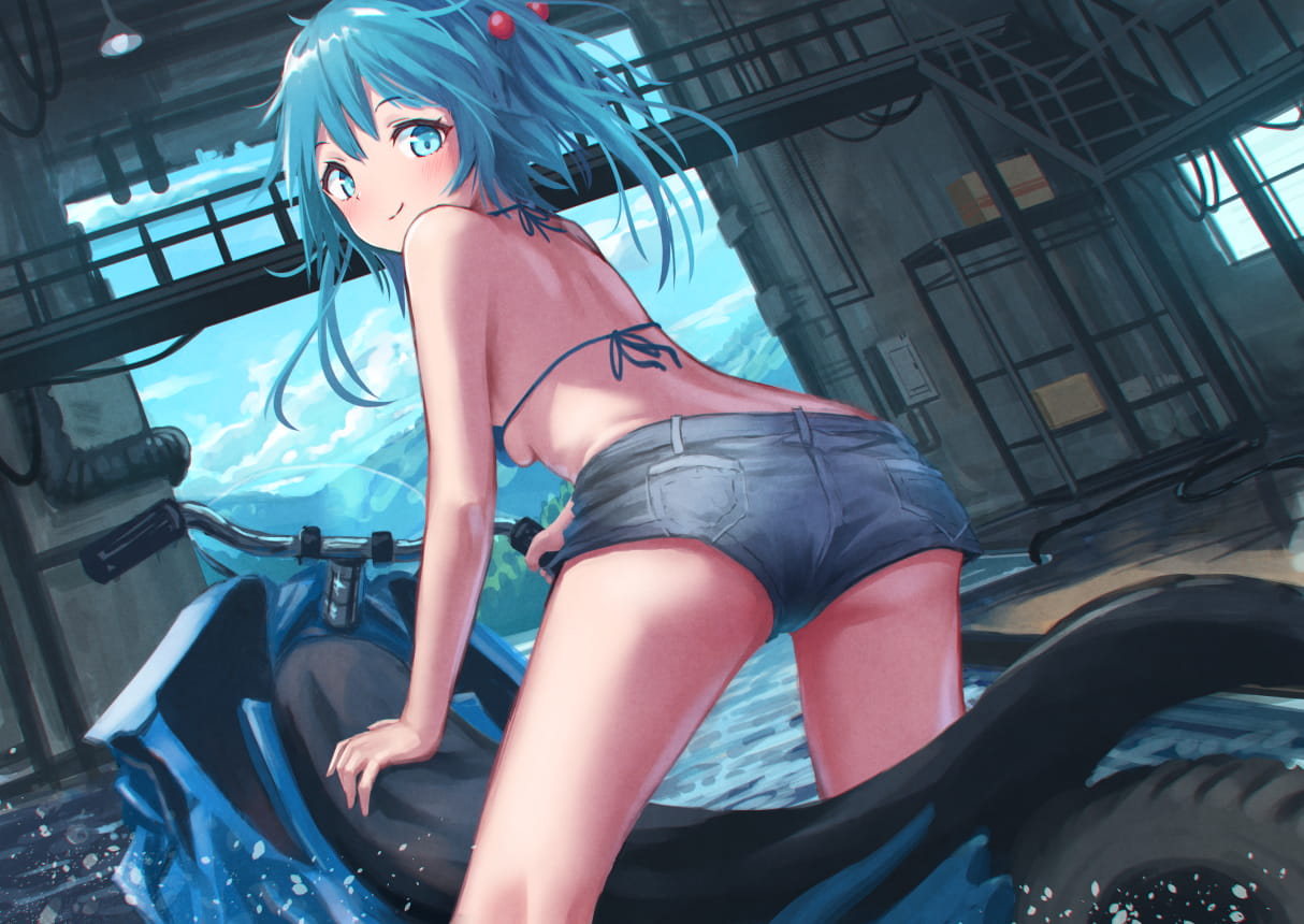 每日K站壁纸推荐——机车少女调试版(1)