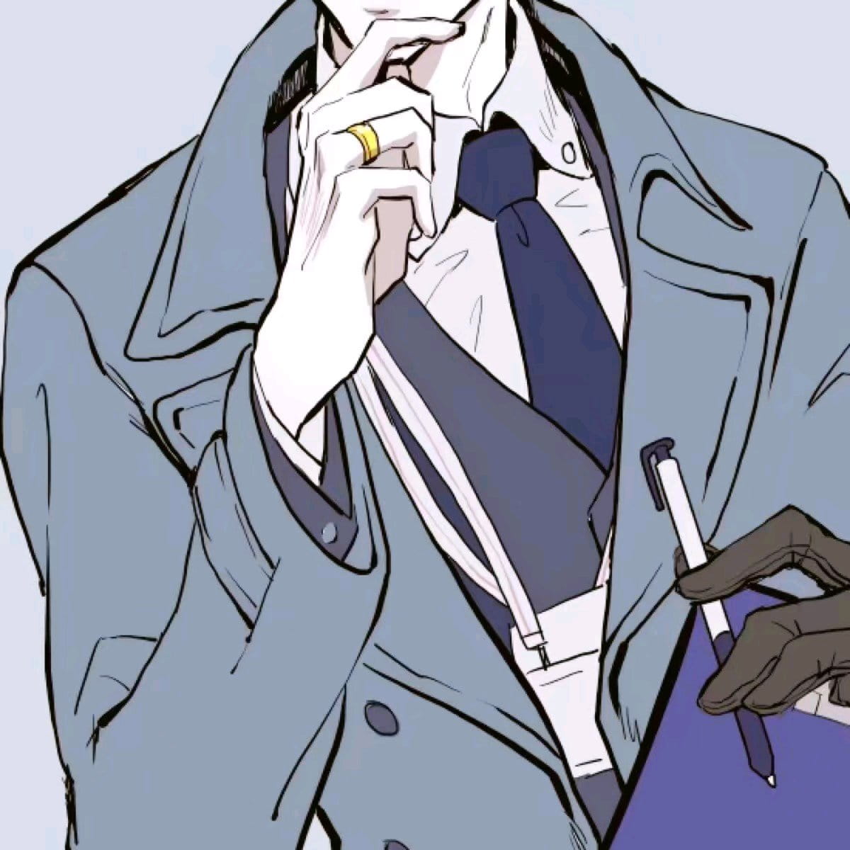 男生冷酷帅气动漫头像系列第十七弹