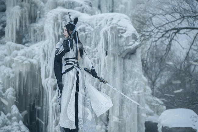 剑网三道姑COSPLAY