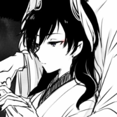 qq头像情侣动漫黑白