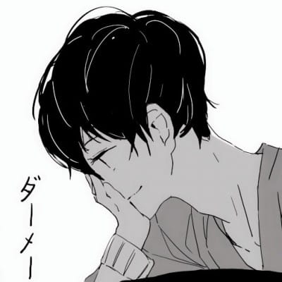 qq头像情侣动漫黑白