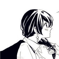 qq头像情侣动漫黑白