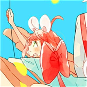 动漫情侣头像蓝色系