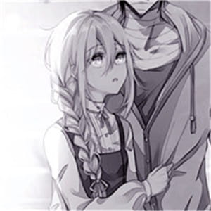 黑白动漫 情侣头像