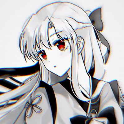 动漫黑白情侣头像