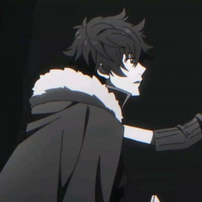 动漫黑白情侣头像